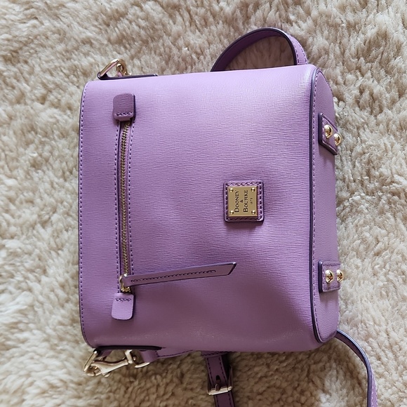 NWOT Dooney & Bourke Lavender Saffiano Leather Crossbody Bag ๐ - Picture 16 of 17